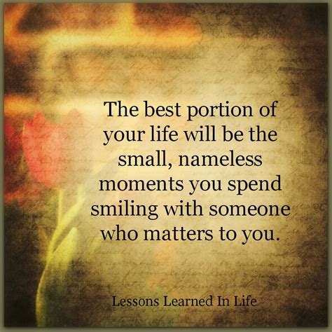 Lessons Learned In Lifethe Best Portion Of Your Life