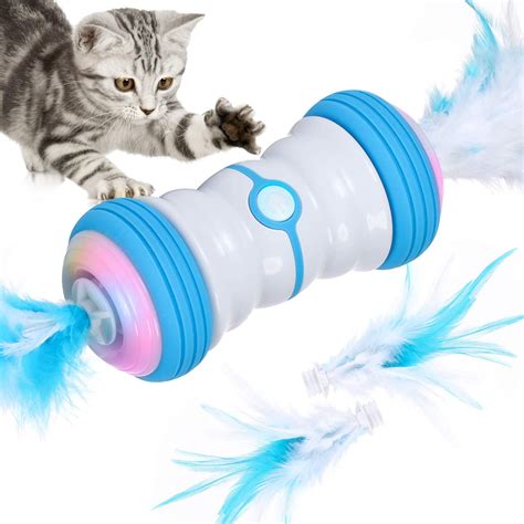 Iokheira Interactive Feather Toy For Indoor Cats2021 Newest Two Speed