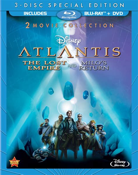 Atlantis The Lost Empire Atlantis Milos Return Blu Ray 2 Movie