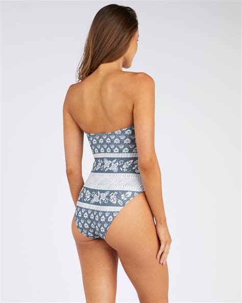 Shop Rip Curl Navy Beach One Piece Swimsuit In Slate Blue Fast Shipping Easy Returns City