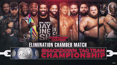 Wwe Élimination Chambers 2020 Match Card Smackdown Tag Team Élimination
