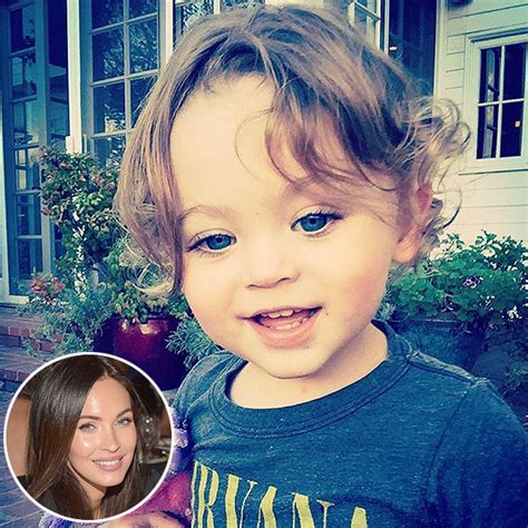 Megan fox put her home quarantine on pause to pick up essential supplies at the grocery store with her three children on saturday. Baby Blues! Megan Fox Posts Rare Picture of Her 'Stunner ...