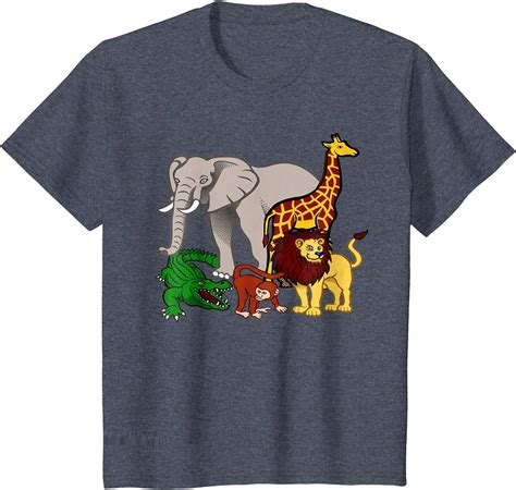 Kids Kids Safari T Shirt Animal Friends Clothing