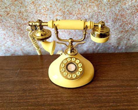Vintage French Phone Working Rotary Telephone Regal French Model