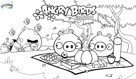 Lets coloring freers coloring pictures printable angry birds. Angry Birds Season Coloring Pages | Team colors