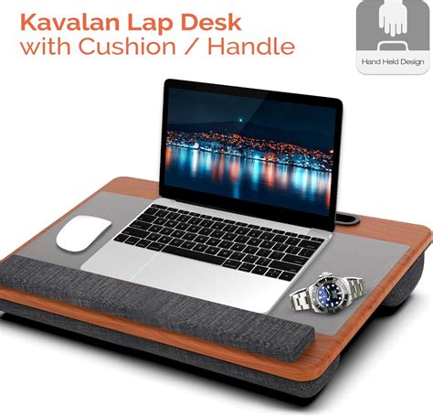 Lap Desk Kavalan Laptop Desk With Mouse And Wrist Pad Right