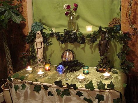 The Green Room Sacred Space Altar Green Rooms Wiccan Altar
