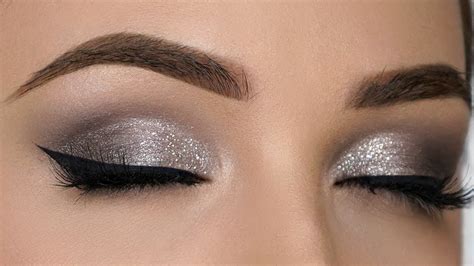 Quick And Easy Silver Smokey Eye Makeup Tutorial Youtube