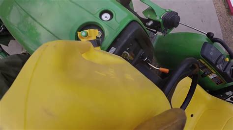 Filling The Tractor With Diesel John Deere 3038e Youtube