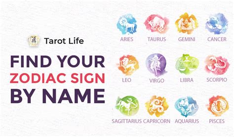What Is Your Zodiac Sign By Your Name Tarot Life