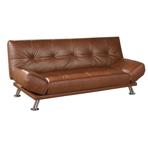 R8114cof Leather Futon Sofa Bed 