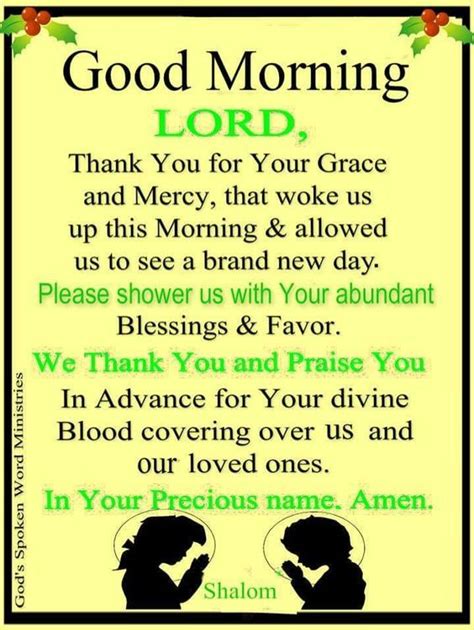 Lord Prayer For A Good Morning Pictures Photos And Images For