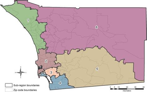 San Diego Area Code Map