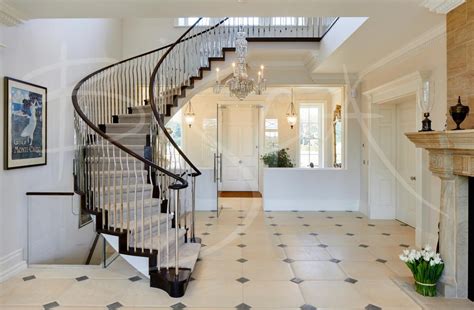 The staircase was designed in the georgian country house style and constructed to the highest we understand this staircase went up to the third floor; Country House Stairs | Cheshire Staircase Design | Bisca