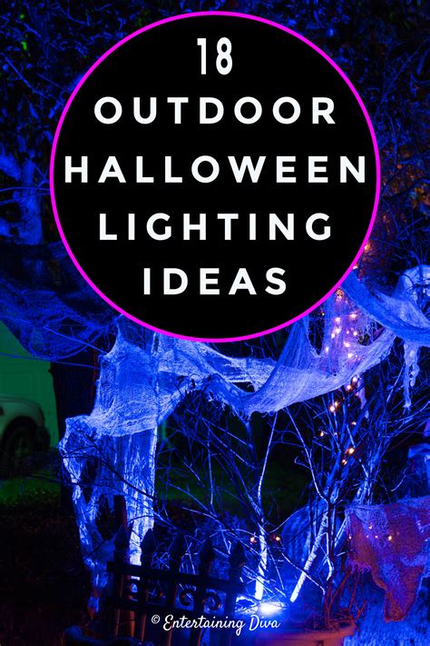 Halloween Outdoor Lighting Ideas 25 Spooky Ways To Light Your Yard