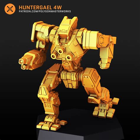 Panther Style Mech For Battletech 6mm Scale 4 8k Printed Etsy