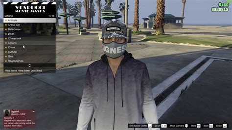 How To Get Bigness Mask In Gta Online Youtube
