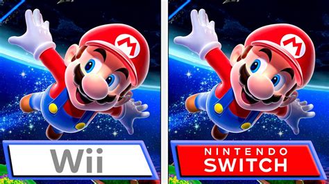 Super Mario Galaxy Wii Vs Switch Graphics And Fps Comparison Youtube