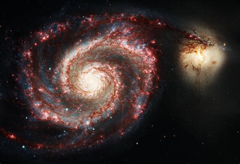 4000 X 2700 Image Of The Whirlpool Galaxy Rwallpapers