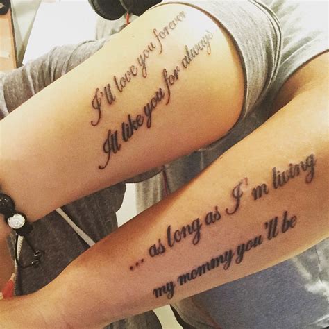 Mother And Son Tattoo From His Favorite Story Mother Son Tattoos Tattoo For Son Mother Tattoos