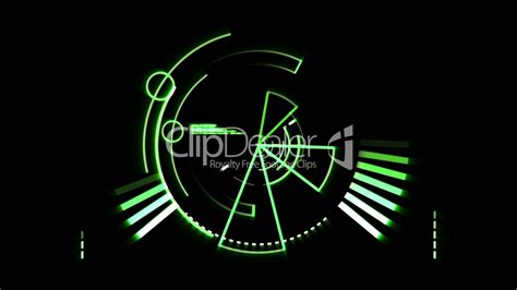 A radar display is an electronic device to present radar data to the operator. Green radar screen: Royalty-free video and stock footage