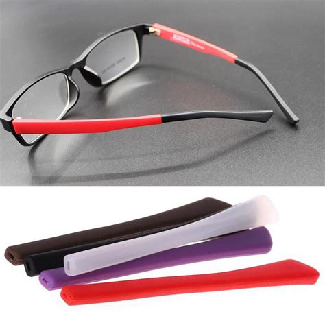 Eyeglasses Silicone Rubber Temple End Tips Ear Sock Pieces Replacement