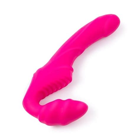 Strapless Together Remote Controlled Vibrating Strapless Strap On Sex Toys Adult Novelties