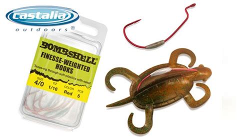 Bombshell Lures Offer A Finesse Weighted Hook To Match Up With The