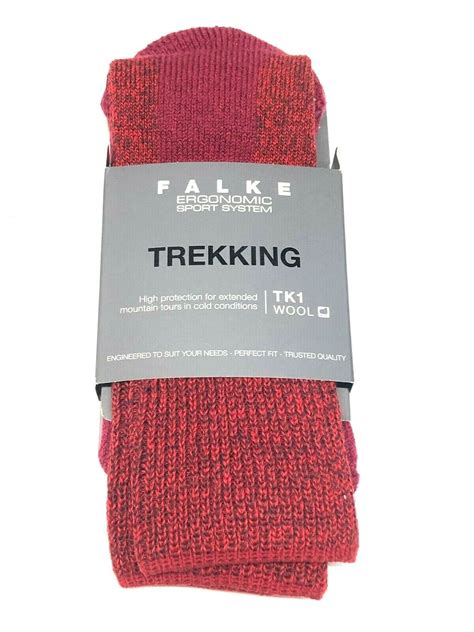 Falke Scarlet Tk1 Trekking Socks Merino Wool New Ergonomic Sport System