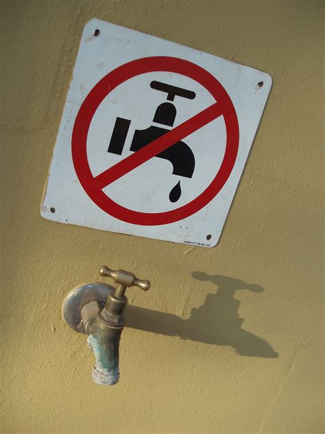 Photo Of Save Water Sign Free Australian Stock Images