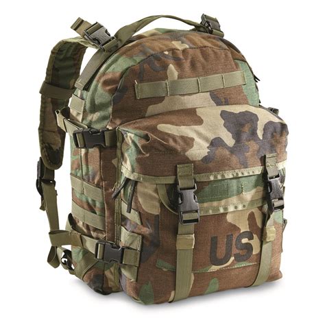 New Usgi Us Military Army Molle Ii Woodland Camo 3 Day Assault Pack
