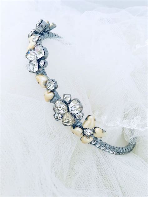 Vintage Bridal Tiara Norman Hartnell Tiara Beautiful Crystal Etsy