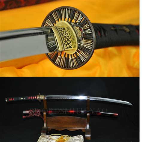 Traditional Hand Forged Japanese Samurai Sword Sakabato Reverse Edged
