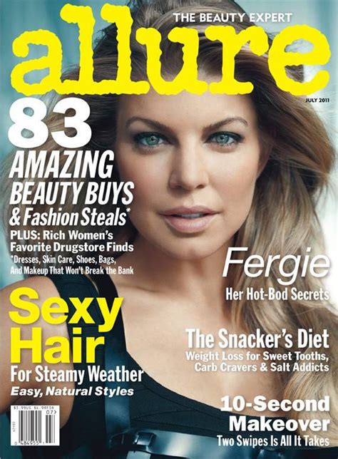 Fergie Poses On The Cover Of Allure July 2011