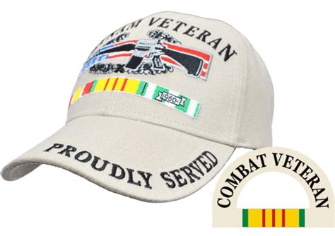 Vietnam Veteran Proudly Served Tan Ball Cap New Ball Caps Priorservice Com