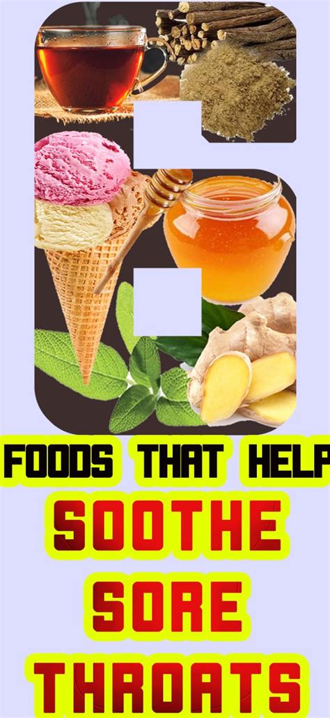 6 foods that help soothe sore throats hertheo