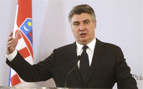 Croatia S Leftist President Leaves Event Over Pro Nazi Salute The