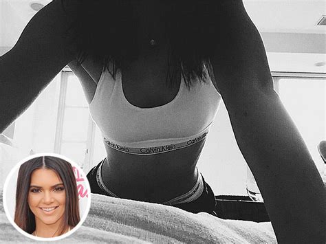 Kendall Jenner Strips Down To Her Calvins Proves Shes Having The