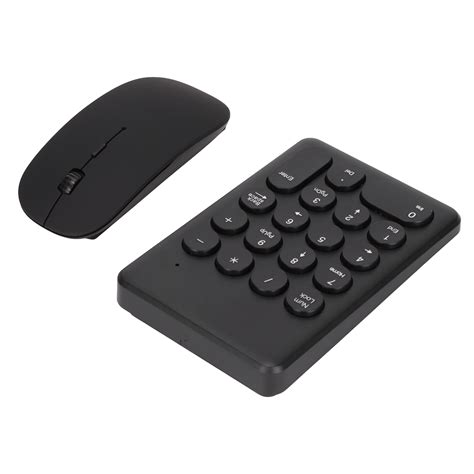 Wireless Numeric Keypad And Mouse Combo Portable Slim 24ghz Usb 18 Keys