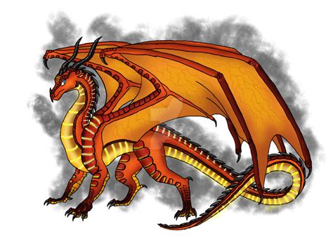 Wof Peril The Fire Born Skywing By Anapauladbz Dragon Wings Dragon