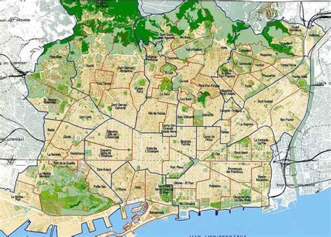 Mapas De Barcelona Todos Los Mapas De Bcn Para Turistas