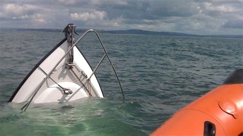 Five Are Saved From Sinking Boat By Tenby Rnli Crew Bbc News