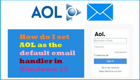 How Do I Set Aol As The Default Email Handler In Windows 10 Article