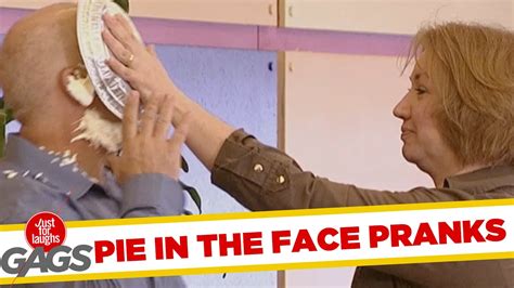 Pie In The Face Pranks Best Of Just For Laughs Gags Just For Laughs