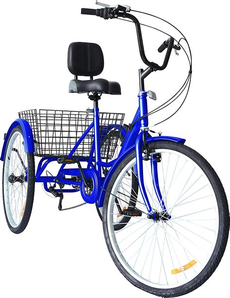 Buy Hangnuo Adult Tricycles 7 Speed Adult Trike 3 Wheel Bikes Beach