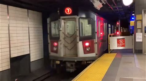 Mta Nyct Subway 7 Train Railfanning At Hudson Yards Youtube
