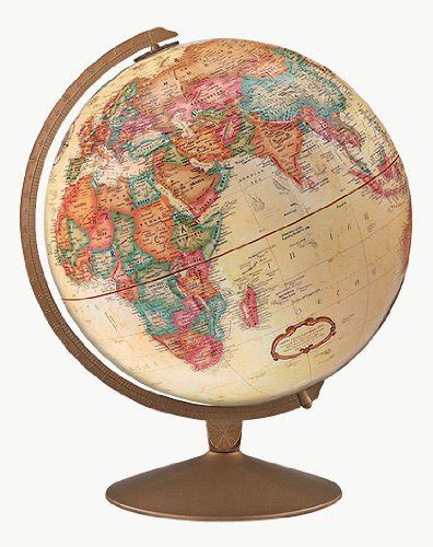 Replogle Globes Franklin Globe Antique Ocean 12 Inch Diameter