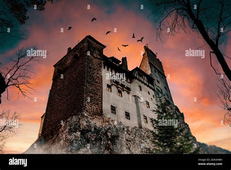 Bran Castle Museum Draculas Castle Near Brasov Transylvania