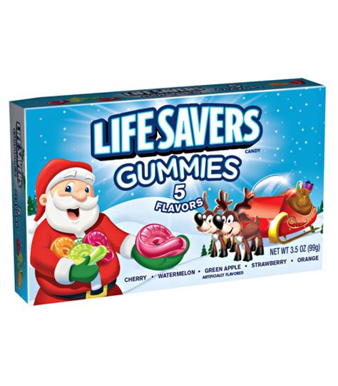 Life Savers Gummies 5 Flavours - 3.5oz (99g) [ Christmas 2017 ] - American Fizz
