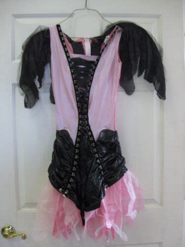 Pink Fantasy Fairy Adult Costume With Wings Size 7 Gem